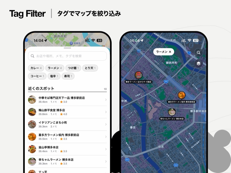 Filter Map by Tag